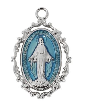 Sterling Silver Miraculous Pendant