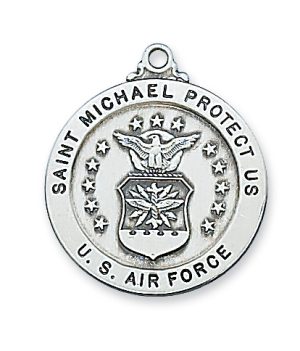 Sterling Silver Air Force Pendant