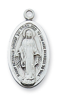 Sterling Silver Miraculous Pendant