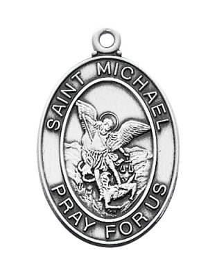 Sterling Silver St. Michael Pendant