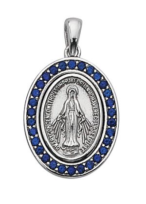 Sterling Silver Miraculous Pendant