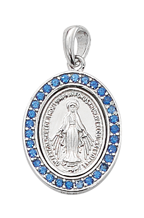 Sterling Silver Miraculous Pendant