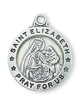 Sterling Silver St. Elizabeth Pendant