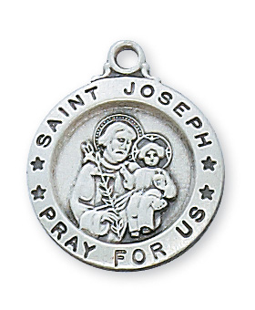 Sterling Silver St. Joseph Pendant