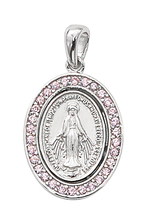 Sterling Silver Miraculous Pendant