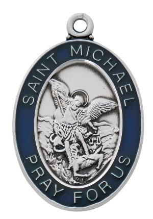 Sterling with Blue St Michael Boxed