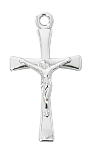 Sterling Crucifix Pendant Boxed