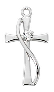 Sterling Cross Pendant Boxed