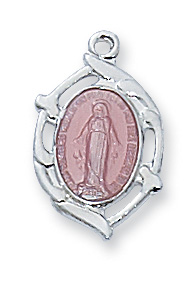 Sterling Silver Miraculous Pendant Boxed