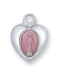 Sterling Silver Miraculous Pendant Boxed